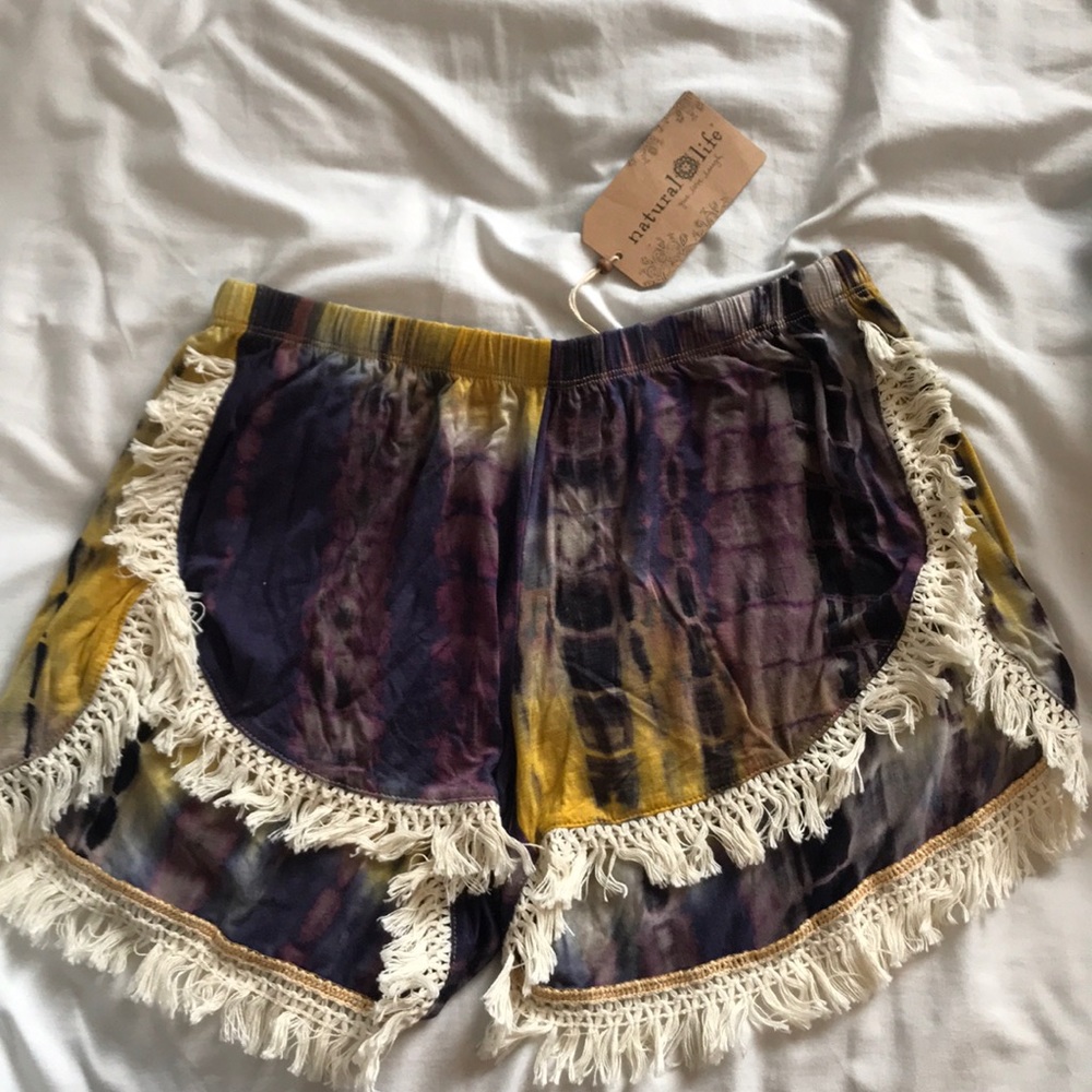 Tie dye shorts